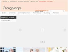 Tablet Screenshot of orangeshopz.com